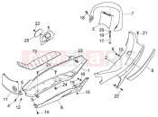 PIAGGIO X8 200 SIDE COVERINGS-SPOILER