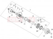 PIAGGIO X8 250 ie Driven pulley