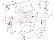 PIAGGIO X8 250 ie Rear cover - Splash guard