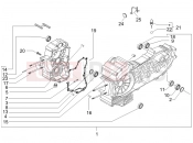 Crankcase - Piaggio X8 400 ie 2006