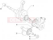 Crankshaft - Piaggio X8 400 ie 2006