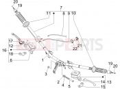 Handlebars - Master cil. - Piaggio X8 400 ie 2006