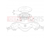 Meter combination - Cruscotto - Piaggio X8 400 ie 2006