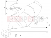 Saddle/seats - Piaggio X8 400 ie 2006