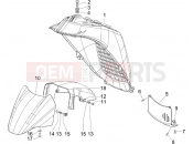 Wheel huosing - Mudguard - Piaggio X8 400 ie 2006