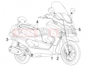 PIAGGIO X8 400 ie bowden