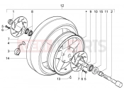 PIAGGIO X9 125 Evolution Front wheel