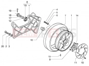 PIAGGIO X9 125 Evolution Rear wheel