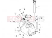 PIAGGIO X9 125 Evolution Fuel tank