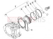 PIAGGIO X9 125 Evolution Cylinder-piston-wrist pin unit