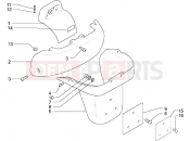 PIAGGIO X9 250 Rear protection