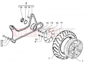 PIAGGIO X9 250 Rear wheel