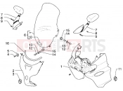 PIAGGIO X9 250 Shield-Windshield