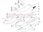 PIAGGIO X9 250 Side covers-Spoiler