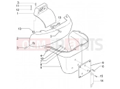 PIAGGIO X9 250 Evolution Rear coverings
