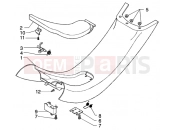 PIAGGIO X9 500 Evolution ABS Central part