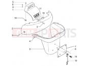PIAGGIO X9 500 Evolution ABS Rear coverings