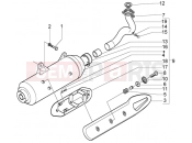 PIAGGIO X9 500 Evolution ABS Silencer