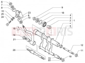 PIAGGIO X9 500 Evolution ABS Swinging arm
