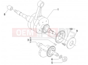 PIAGGIO X9 500 Evolution ABS főtengely