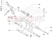 PIAGGIO X9 500 Evolution Swinging arm