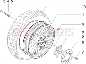 PIAGGIO X9 500 Evolution (USA) hátsó kerék