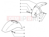 PIAGGIO Zip 50 Front and rear mudguard