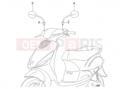 PIAGGIO Zip 100 4T Driving mirror/s