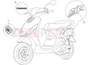 PIAGGIO Zip 100 4T Plates - Emblems