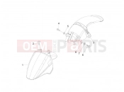 Wheel huosing - Mudguard - Piaggio Zip 50 2T 2010