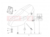 Saddle/seats - Piaggio Zip 50 4T 2010
