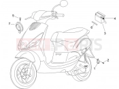 PIAGGIO Zip 50 4T Remote control switches - Battery - Horn