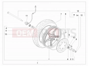 PIAGGIO Zip 50 4T Front wheel