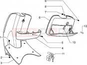 PIAGGIO Zip 50 MY95 Front glove compartment