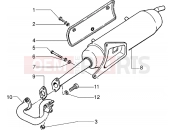 PIAGGIO Zip 50 MY95 Silencer