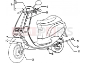 PIAGGIO bowdenek