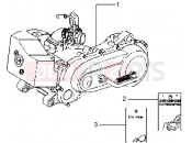 PIAGGIO Zip 50 disc brake Engine