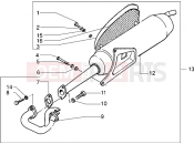 PIAGGIO catalytic silencer