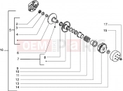 PIAGGIO Driven pulley