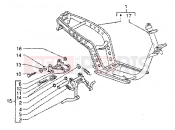 PIAGGIO Zip SP 50 Chasis-central stand