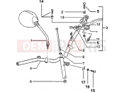 PIAGGIO Zip SP 50 Handlebars component parts