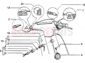 PIAGGIO Zip SP 50 Headlamp-fairing-meter combination