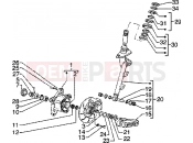 PIAGGIO Zip SP 50 Steering column-disc brake