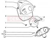PIAGGIO Zip SP 50 H2O Headlamp-Fairing-Meter combination