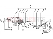 PIAGGIO Zip SP 50 H2O Secondary air box