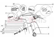 PIAGGIO Zip SP 50 H2O Switch-Horn-Lock