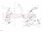 DUCATI 2008 Multistrada 1100 S EXHAUST SYSTEM » EXHAUST SYSTEM