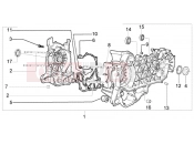 Crankase - Piaggio Fly 125 4T