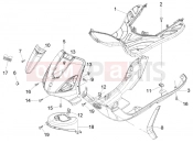 PIAGGIO Fly 150 4T Front shield-foot board-spoiler