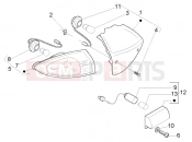 PIAGGIO Fly 150 4T Rear lights